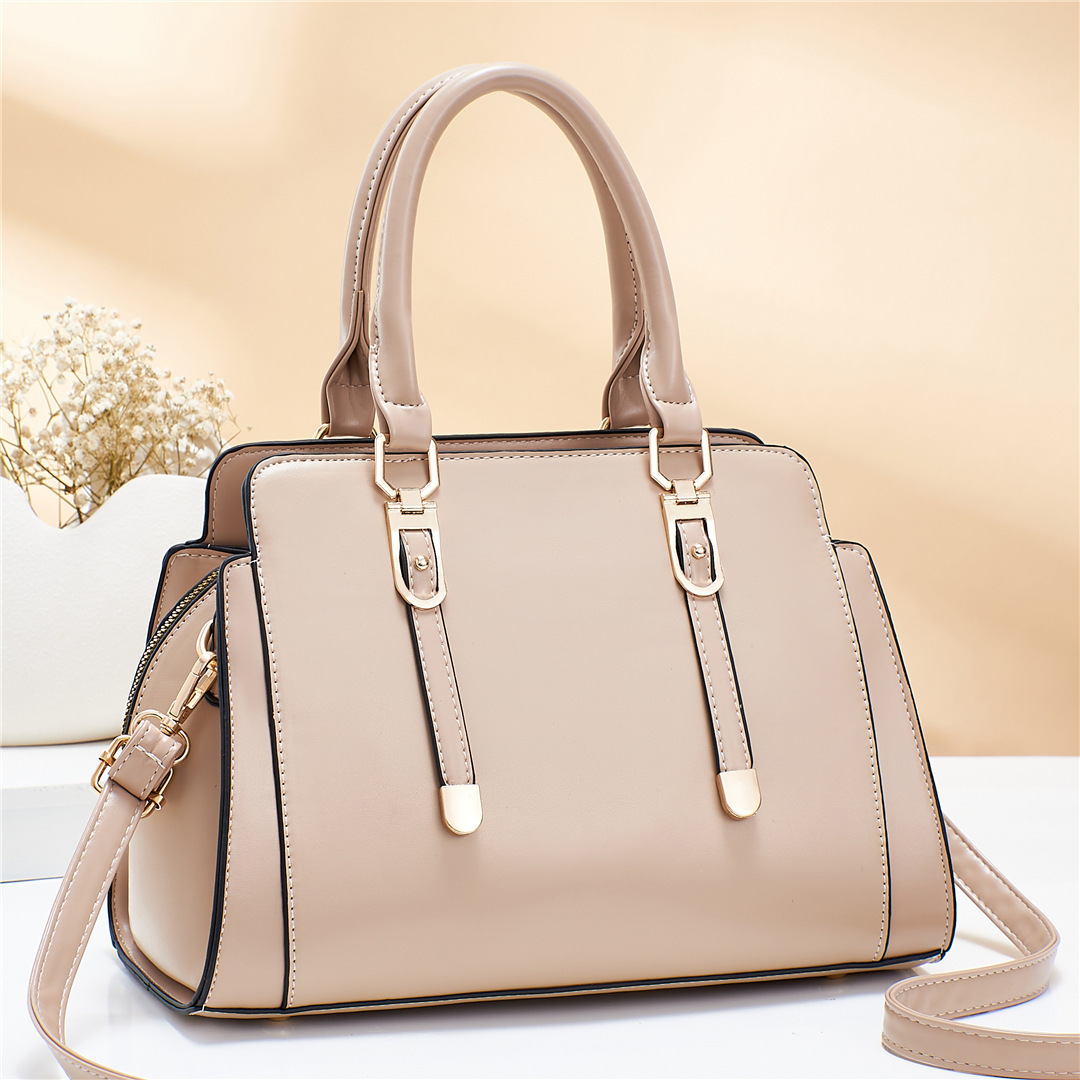 2024 New style solid color fringed texture, simple and elegant, cross-border large-capacity single-shoulder crossbody women's bag, one-piece consignment details Picture