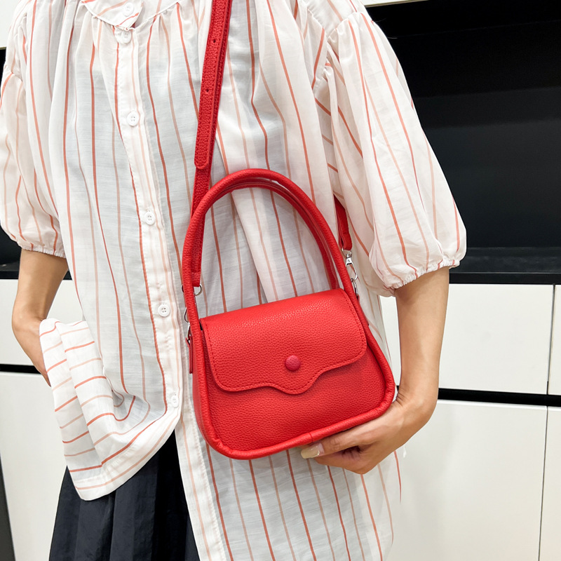 Casual and trendy mini handbag 2025 new style, niche and versatile single-shoulder bag, high-end and simple crossbody bag for women details Picture