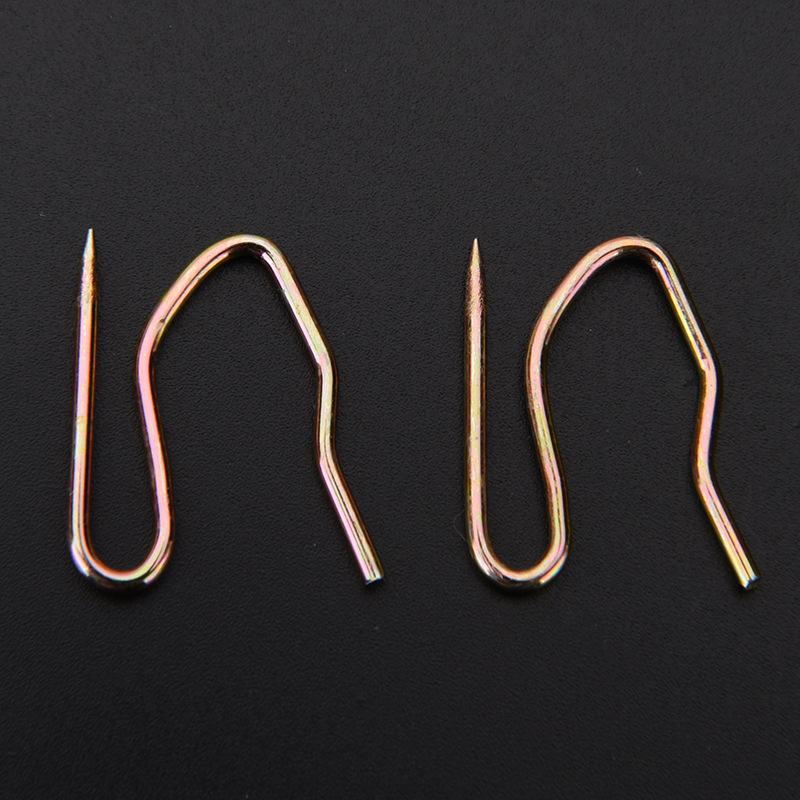 Curtain hooks, stainless steel batch release hooks, small S hooks, large and small pointed hooks, fabric forks, colorful hardware accessories, Korean belt pleated hooks Application Scenario