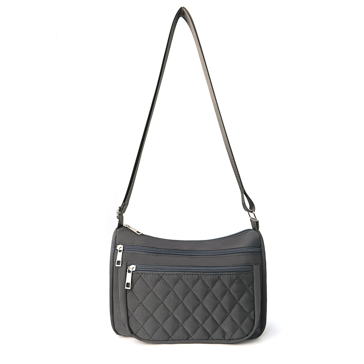 Feihong Cross-border Women's crossbody Bag, high appearance level single-shoulder bag, diamond-shaped embroidered thread bag, portable large-capacity crossbody bag details Picture
