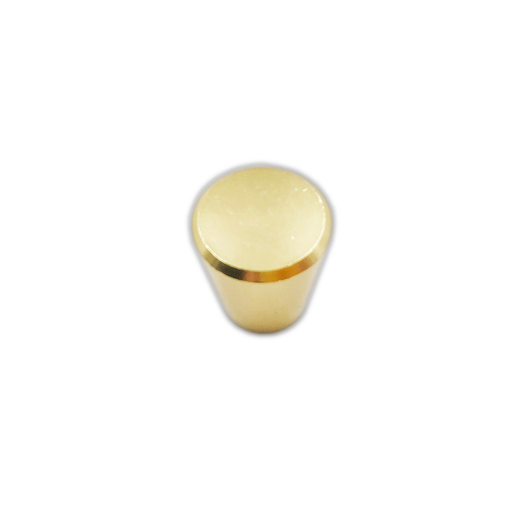 Wholesale of aluminum alloy drawer, cabinet, cylindrical handle, furniture, wardrobe, space aluminum, round metal, single-hole handle Item Picture