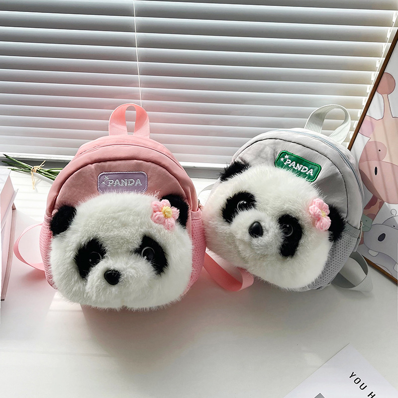 New cartoon little bear cat children's schoolbags, kindergarten girls, boys, babies, double-shoulder girls' bags, cute little backpacks full figure