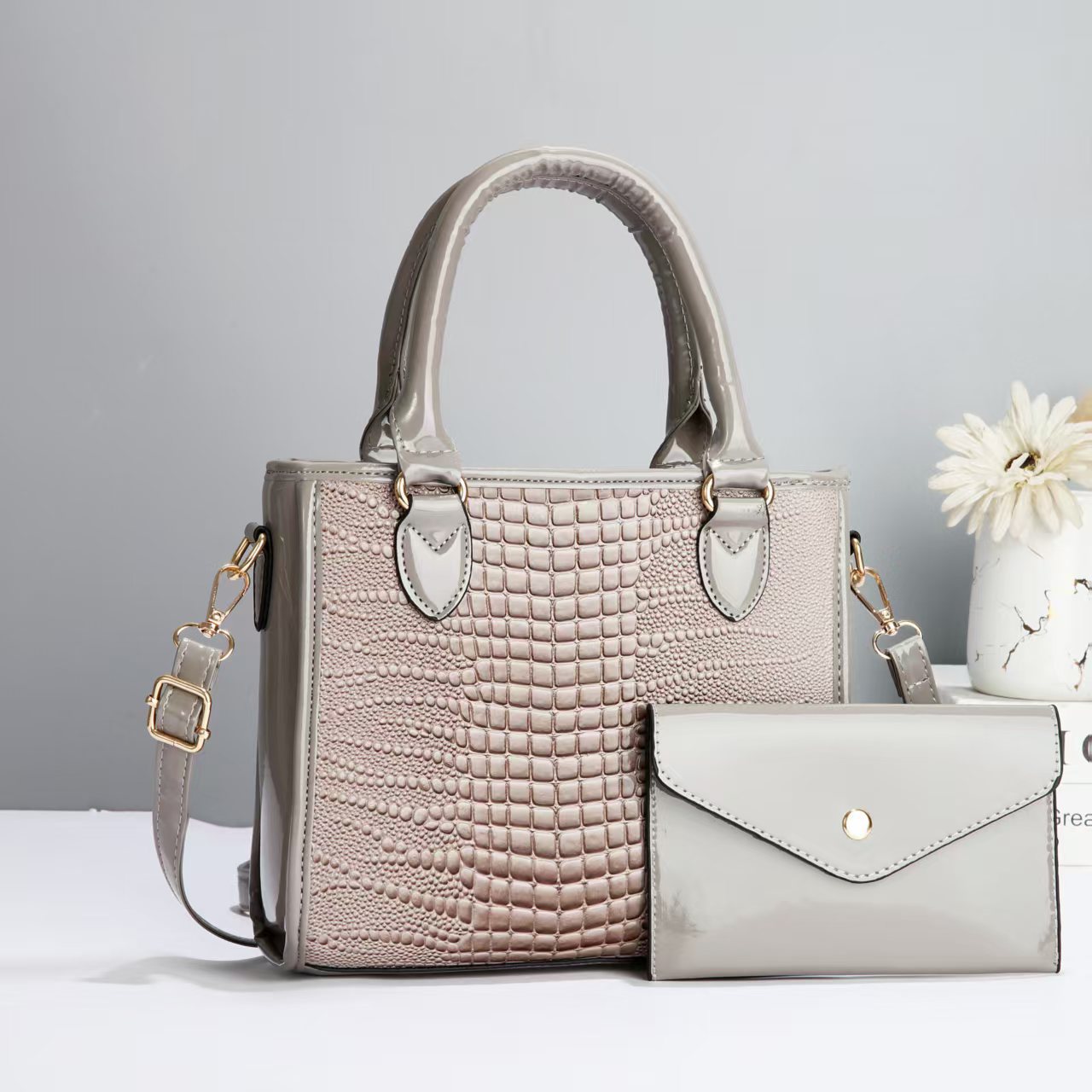 "Zi Mu Bag 2024 New Style Women's Korean-style set, sweet and fashionable women's bag, crossbody single-shoulder handbag, consignment. details Picture