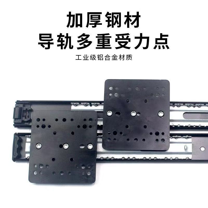 Up-and-down sliding rail TV, invisible folding revolving wardrobe, cabinet side plug door, sliding rail, sliding track, hardware accessories details Picture