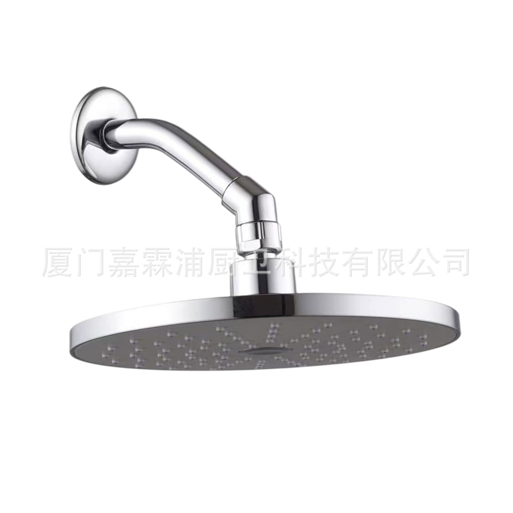 Amazon top shower head 30° adapter, copper shower head 150° fixed elbow, G1/2 universal interface Specification drawing