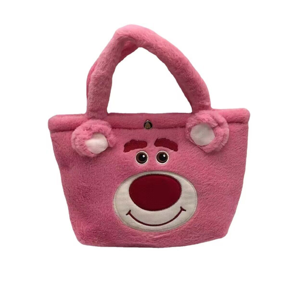 Wholesale of new plush bags, hand-held square bags, Kulomi strawberry bear, various styles of claw machines, gift exchange factory Item Picture
