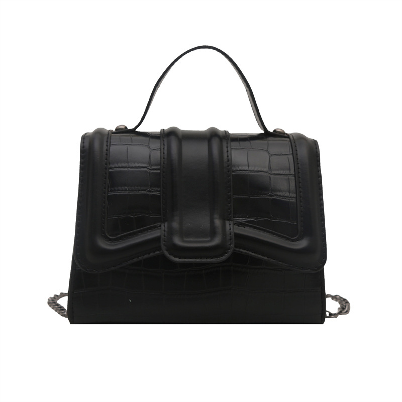 Korean style chain bag 2025 Spring/Summer new handbag, unique stone pattern single-shoulder bag, simple crossbody bag for women Item Picture