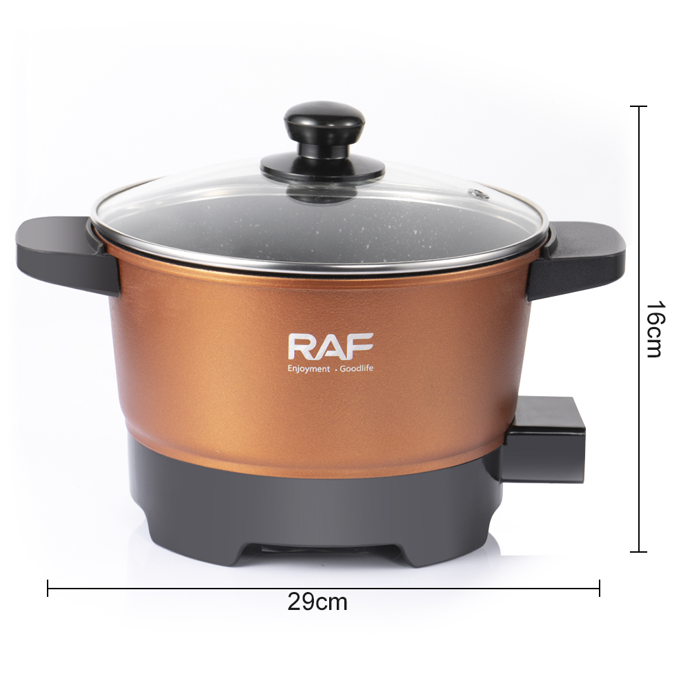 RAF European standard cross-border household barbecue, hot pot, grilling, boiling pot, small hot pot and barbecue all-in-one pot, multi-functional barbecue machine pic 12