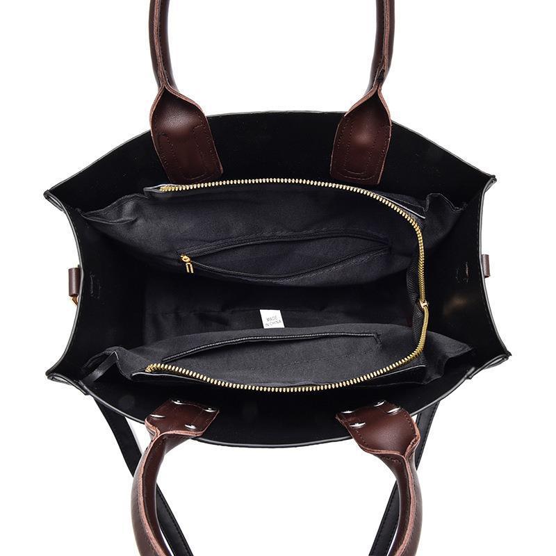 2023 new lace-embossed large-capacity soft leather single-shoulder crossbody multi-layered textured and stylish women's bag dropshipping Specification drawing