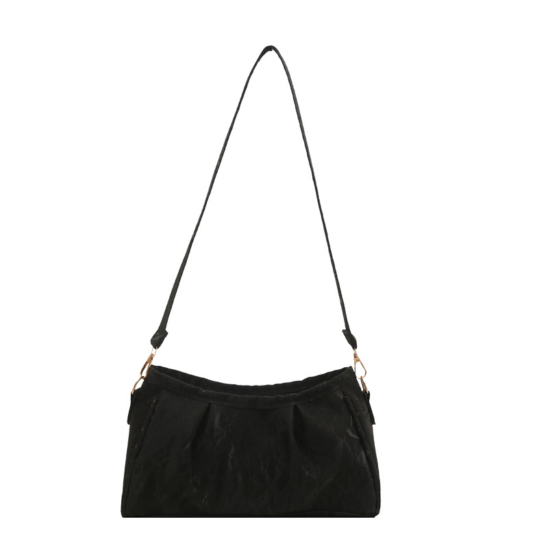 Cross-border trendy pleated women's bag 2025 Summer New style fashionable women's phone bag, single-shoulder crossbody bag, elegant women's bag Item Picture