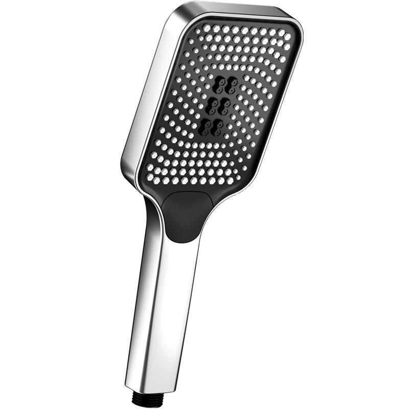 Square pressurized handheld shower head, household shower head, pressurized showerhead Item Picture