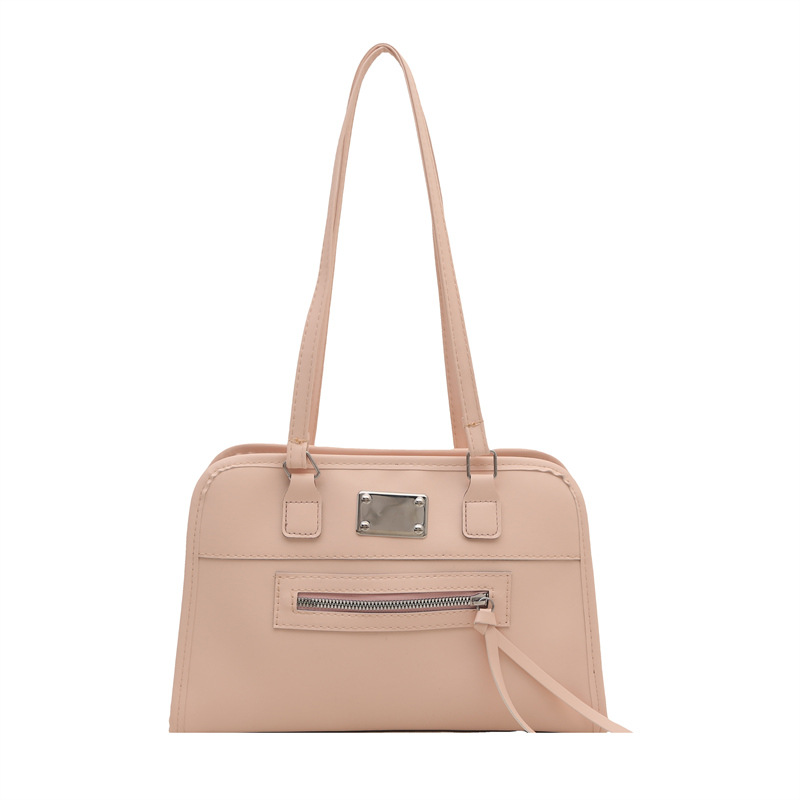The new Korean version of the women's single-shoulder bag features a unique design, a high-end underarm bag, and a fashionable PU hand-held pillow bag for women Item Picture
