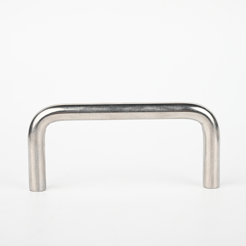 304 stainless steel handle welded cabinet door, extended distribution box, cabinet door and window, drawer handle, stainless steel U-shaped handle Specification drawing