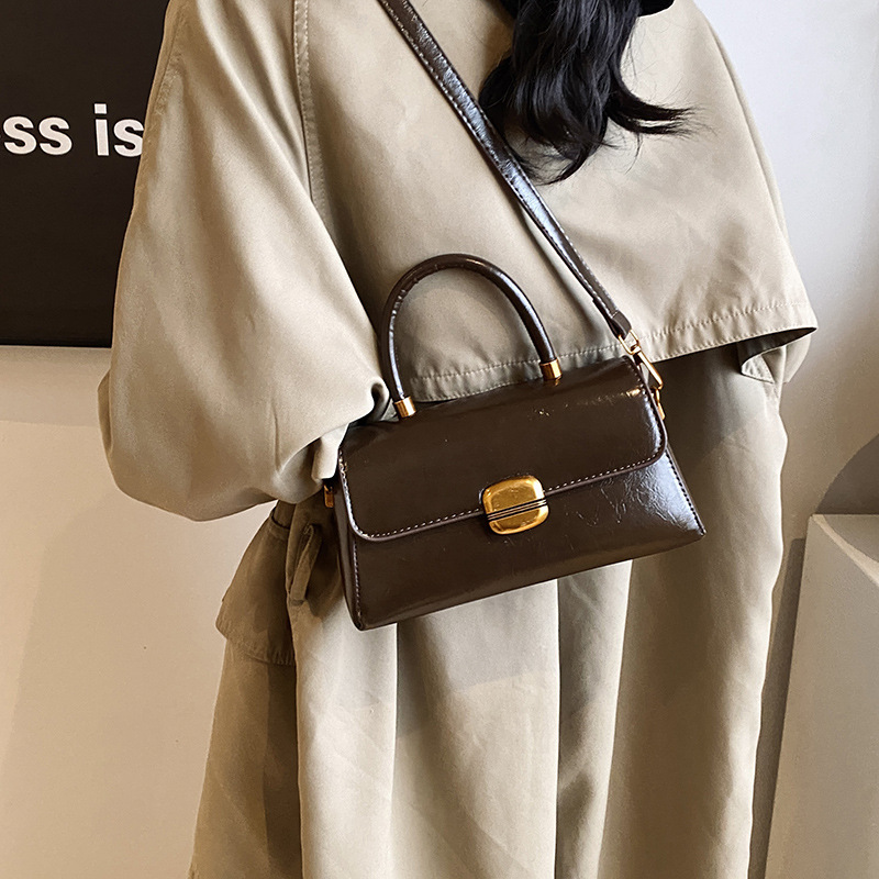 This is a trendy and stylish hand-held small square bag for women in 2025. It is a simple and casual crossbody bag that is both trendy and versatile Application Scenario
