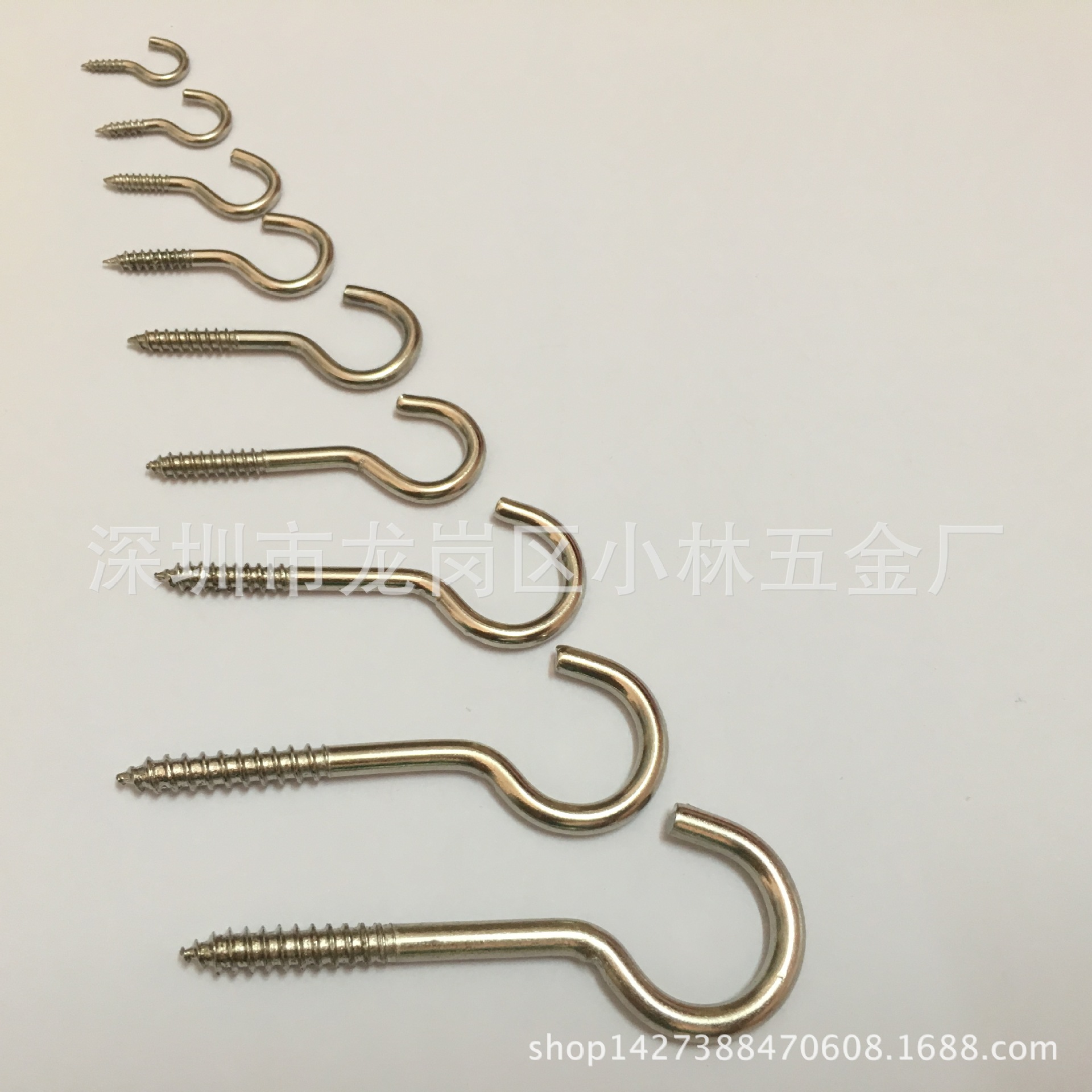 Light hooks, sheep eye hooks, question mark hooks, self-tapping door and window hooks, open sheep eye hooks, sheep eye ring hooks, light hooks factory price wholesale full figure