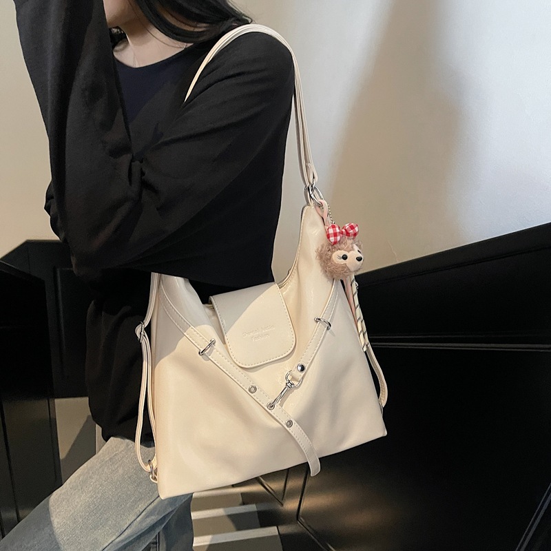 Large-capacity backpack for women, 2025 new style fashionable commuting bag, versatile single-shoulder tote bag, multi-purpose underarm women's bag Specification drawing
