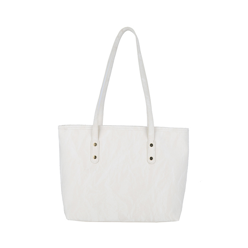 High-quality large-capacity bag for women 2025, new style, fashionable and versatile commuting bag, single-shoulder bag, simple tote bag for work Item Picture