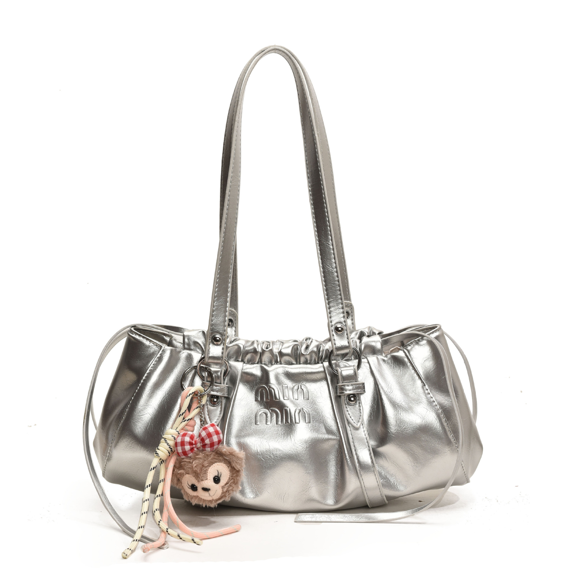 High-end underarm pleated dumpling bag 2025 new trendy and fashionable single-shoulder bag, Korean style simple and versatile crossbody bag Item Picture