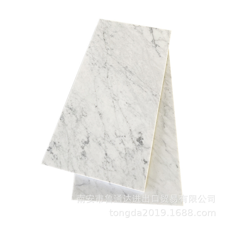 White marble, Carrara white, fine white, medium white, thin plate, natural stone for interior decoration Item Picture