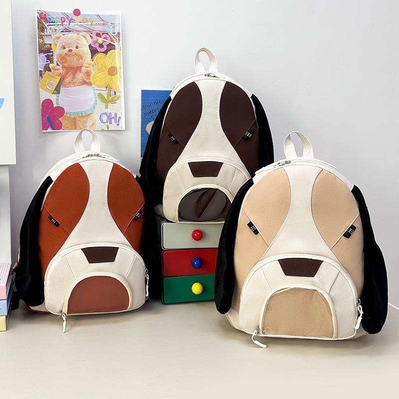 Cartoon Puppy Children's Backpack 2024 New Cross-border Trade Boys' and Girls' children's backpack Large Capacity Casual small backpack full figure