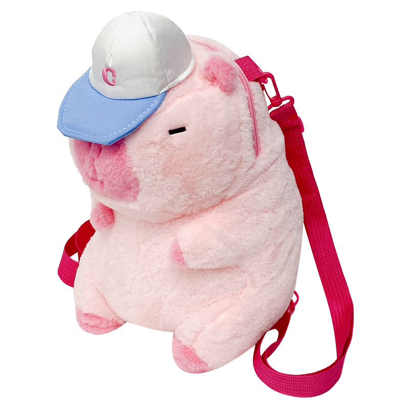 The new Lapibara plush capybara backpack is cute and versatile. It's a plush bar student backpack for birthday gift exchange Item Picture