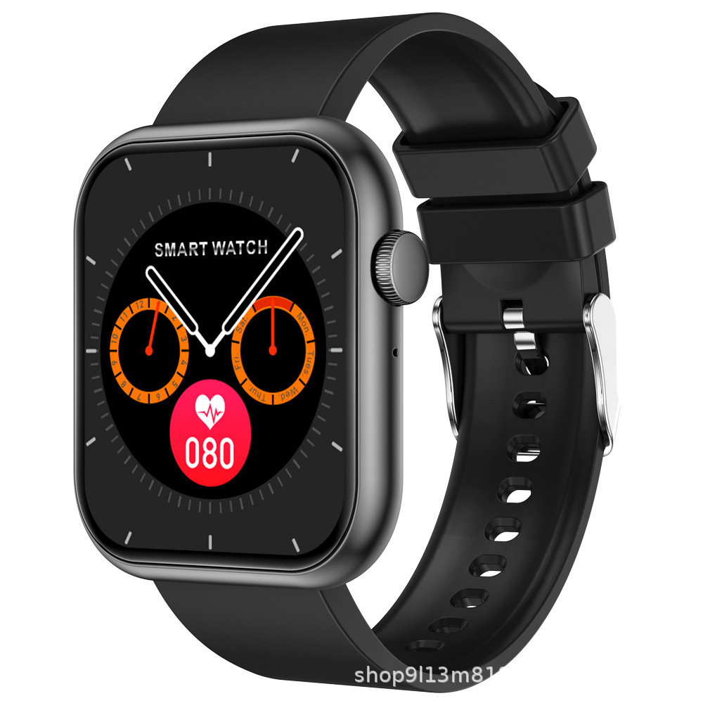 The new cross-border QX7PRO metal square blood pressure, blood oxygen, health detection, Bluetooth call, game, music and smartwatch Specification drawing