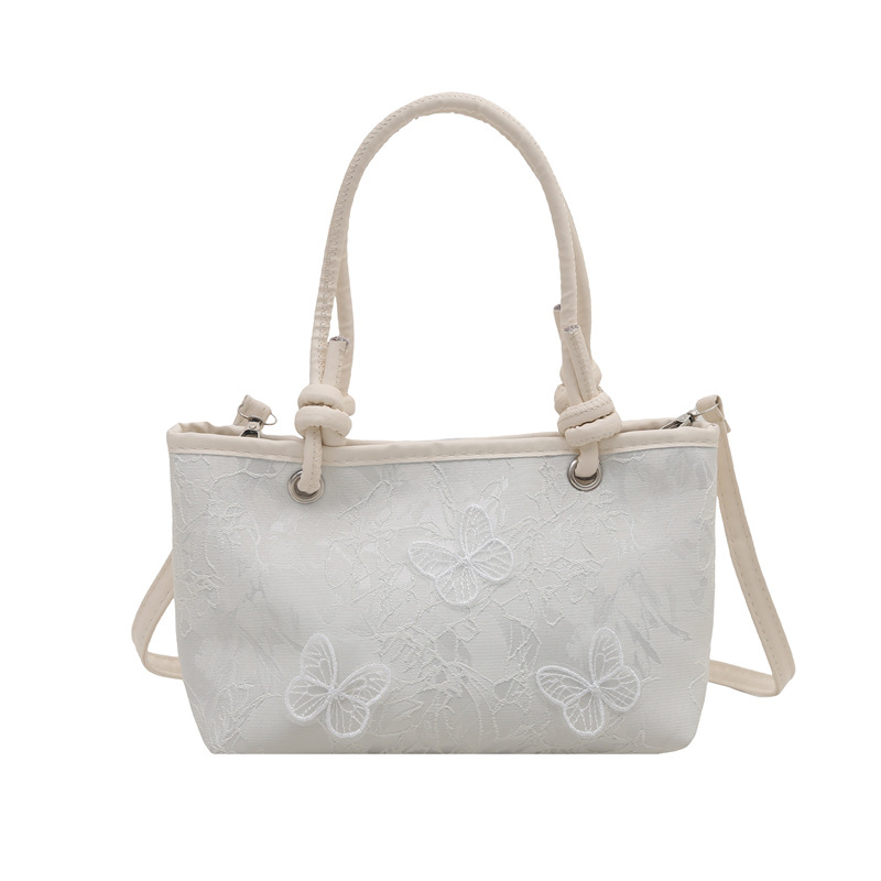 New Chinese-style texture hand-held women's bag 2025 Spring New style Chinese-style embroidered bucket bag, niche single-shoulder crossbody bag Item Picture