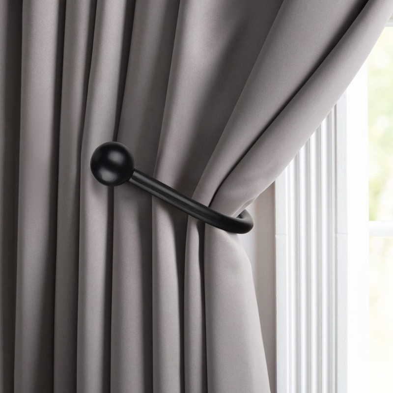 Wholesale of modern and simple wall hooks, round head U-shaped hooks, curtain accessories, bedroom, living room and bathroom hooks, cross-border full figure