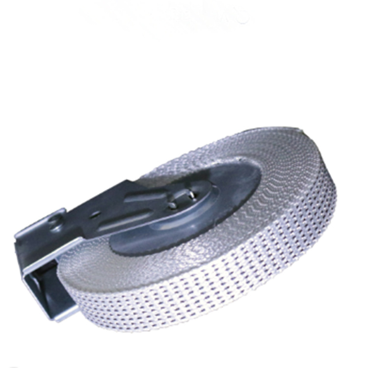 Factory direct supply of roller shutter door and window accessories: 23mm PP webbing, khaki webbing, hand-pull belt, hand-pull rope Specification drawing