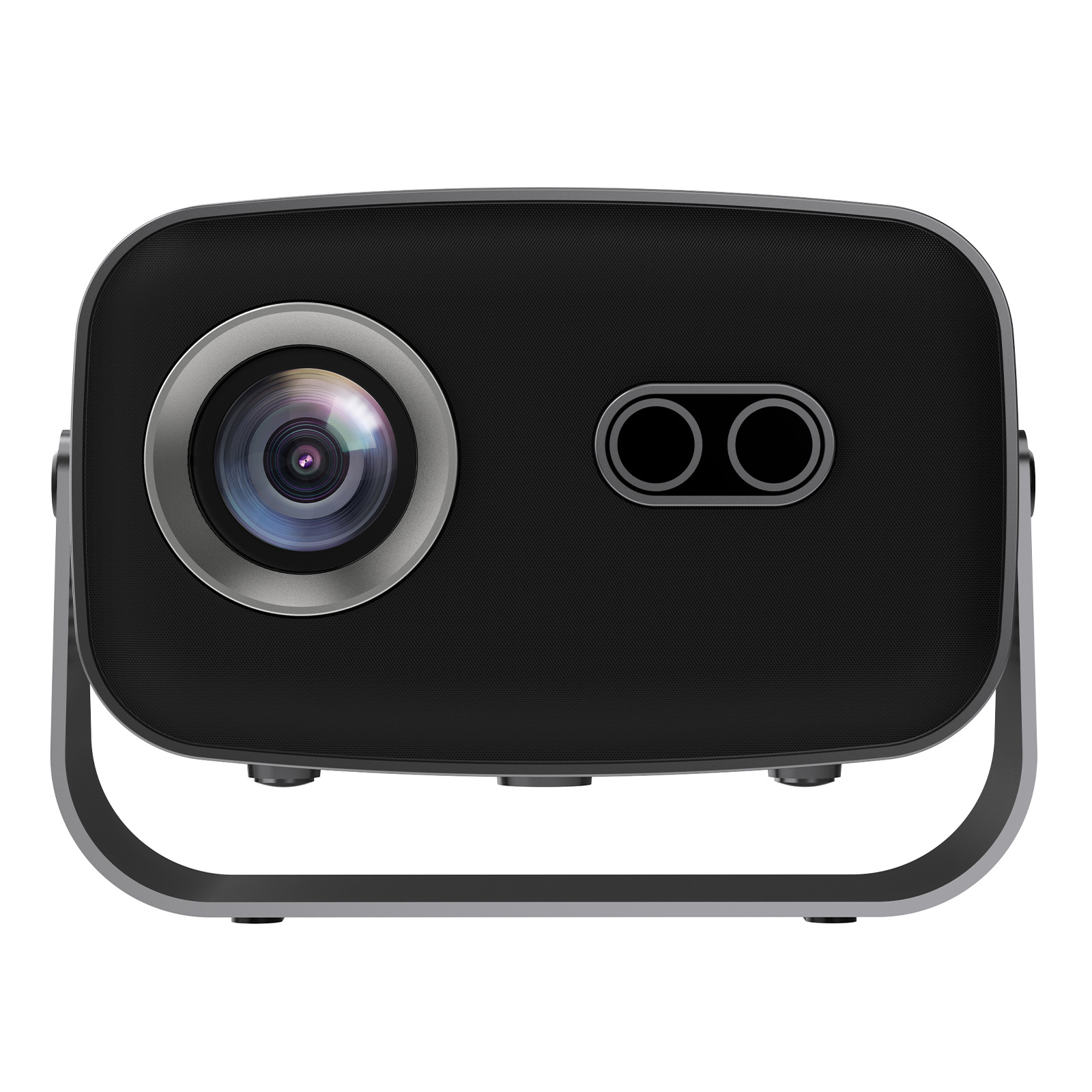Cross-border new electric focus V100 Android smart cinema portable mini Gimbal Wifi Bluetooth projector details Picture