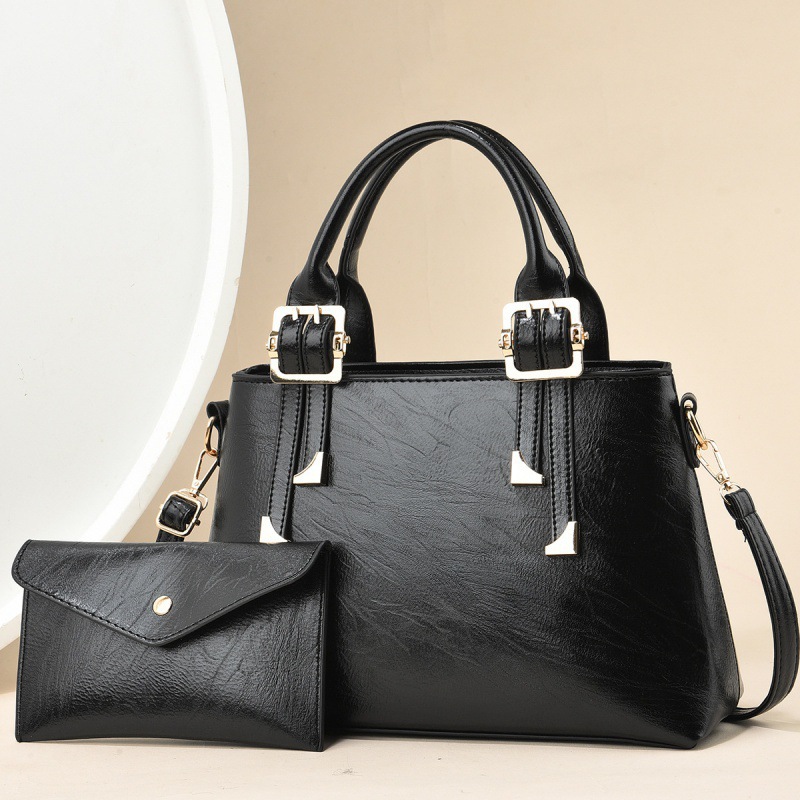 Crossbody bag, Korean style, elegant, middle-aged women's bag, large bag, mom's bag, simple and trendy handbag, new spring and summer style, versatile, single-shoulder Specification drawing