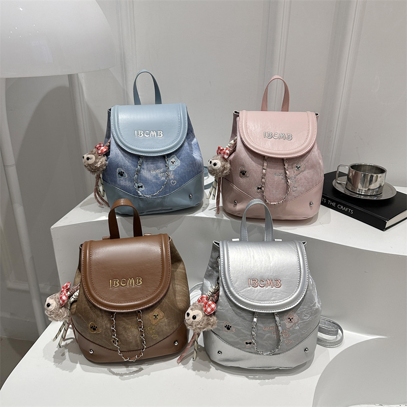 This is a new 2025 mini backpack for casual and versatile women. It features a cute combination and a large capacity crossbody bag Application Scenario