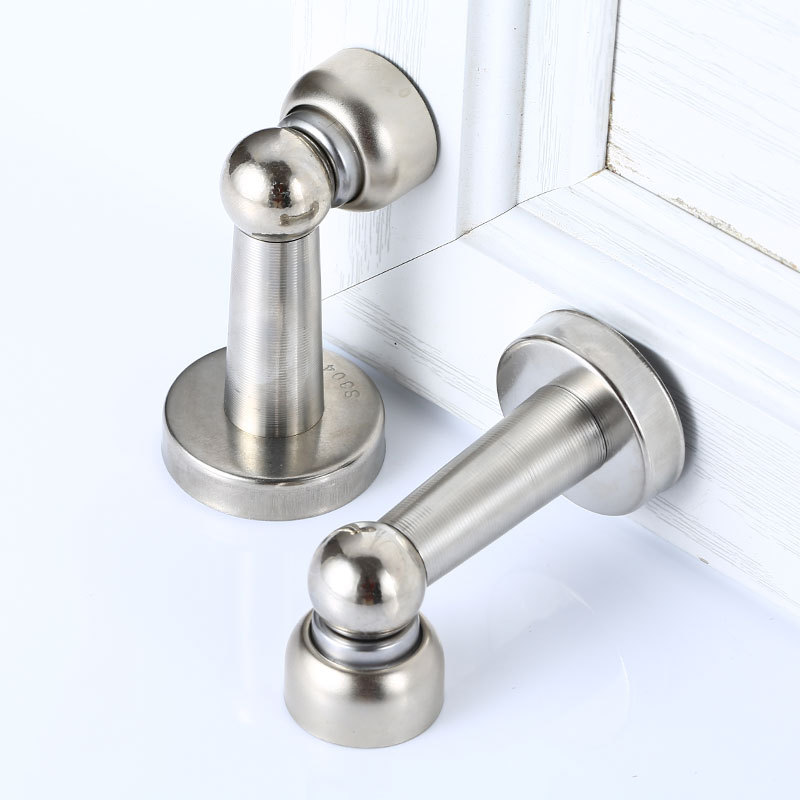 Wholesale of stainless steel strong magnetic door, home silent anti-collision wall, floor, door and door top hardware accessories from the manufacturer details Picture