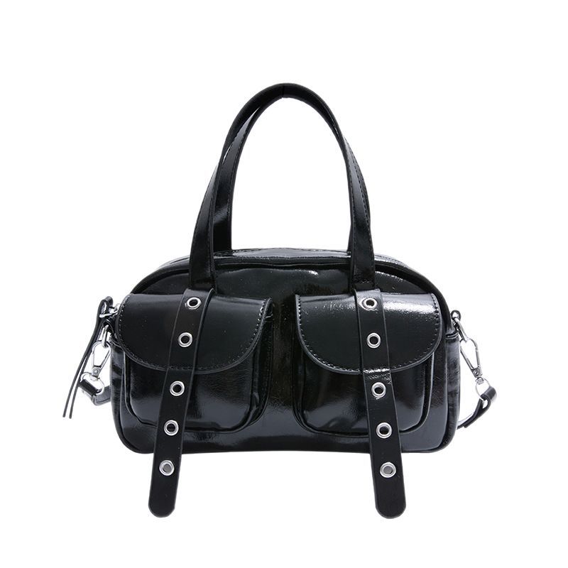 The 2025 new fashion trend versatile hand-held pillow bag for women with a high-end feel, multi-pocket solid color single-shoulder crossbody bag Item Picture
