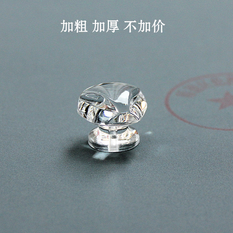 Acrylic handle, triangular transparent small handle, cosmetic box, organic handicrafts, drawer handle, handle details Picture