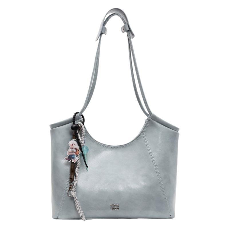 Cross-border large-capacity commuting large bag for women, 2025 new retro versatile single-shoulder tote bag, casual handbag Item Picture