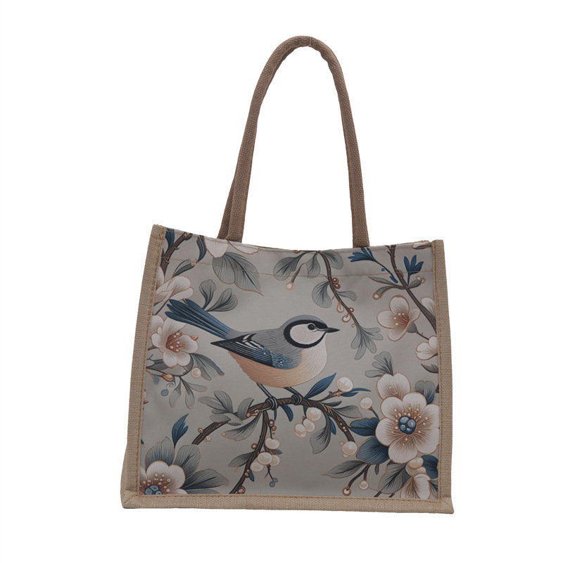 Large-capacity ladies' bags for commuting to work, students' classes, and outings. Trendy single-shoulder bags with traditional Chinese fashion prints Item Picture