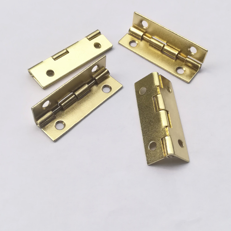 Foshan manufacturer supplies limit Angle hinge hinges with a right Angle of 35*10*0.8mm, small Angle hinges in gold Application Scenario