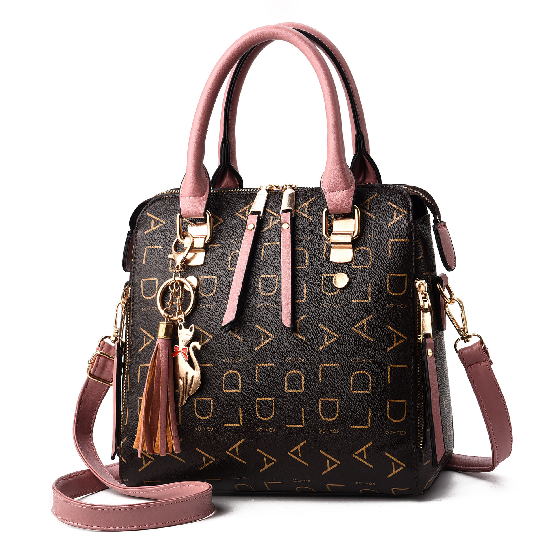 2022 European and American fashion large bags, foreign trade women's handbags, simple single-shoulder crossbody bags for mothers, consignment Application Scenario