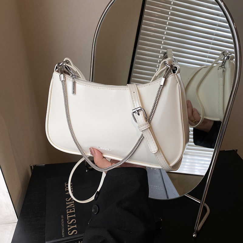 Underarm bag, women's large capacity 2025 new retro versatile casual chain single-shoulder crossbody bag, commuting dumpling bag details Picture