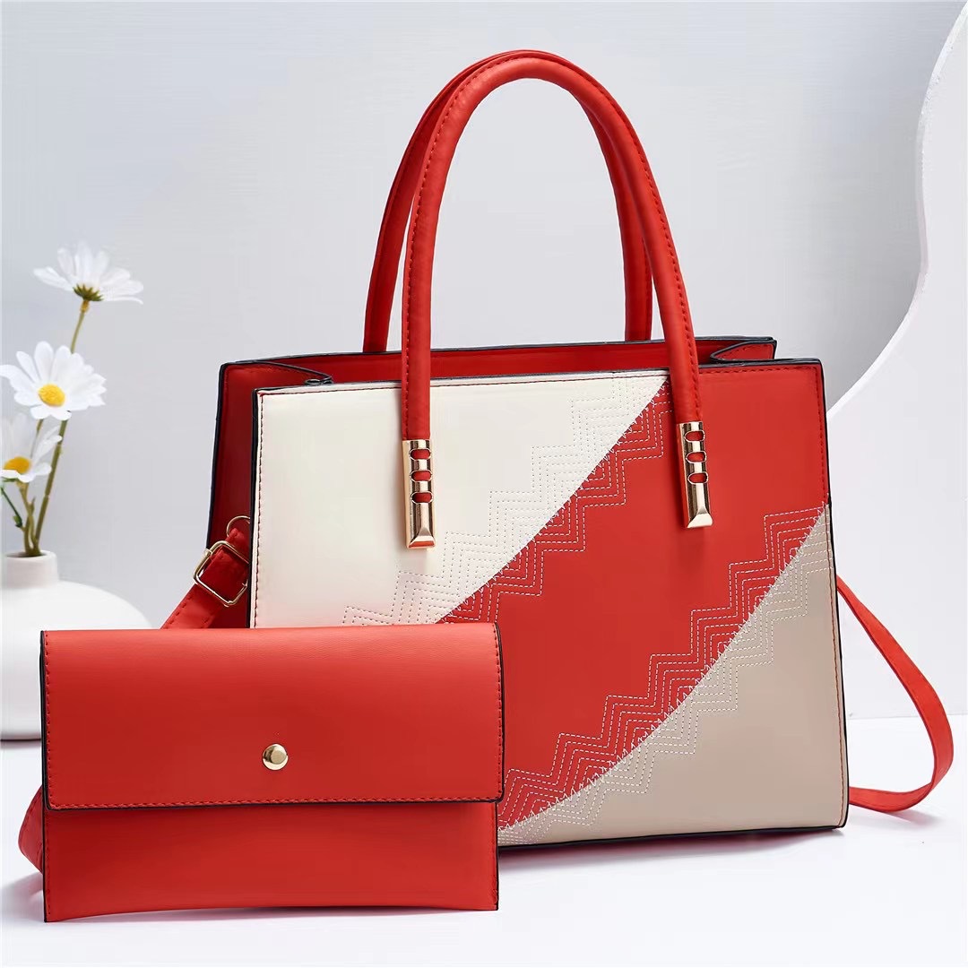 2022 Foreign trade Women's Bag, new large-capacity PU handbag, Korean-style mother-and-child bag, single-shoulder crossbody Item Picture