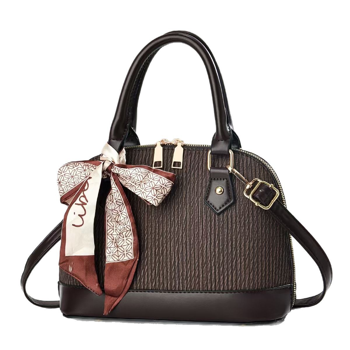 Foreign trade quality bags, European and American fashionable handbags, single-shoulder bags, large-capacity crossbody bags, shell bags, dinner bags Item Picture