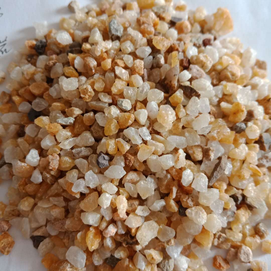 Crystal sand 1-3mm from the manufacturer is in stock and available for fish tank landscape base sand and succulent surface coating. Complete specifications are available. Bulk purchase offers better prices Specification drawing