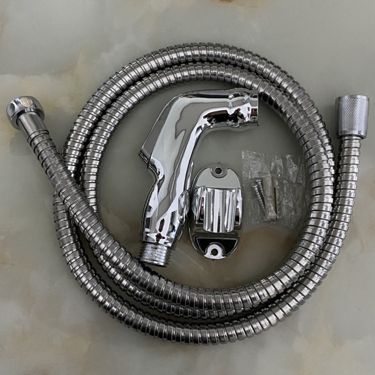 Wholesale body wash set, toilet spray gun, faucet cleaning companion, pressurized flush, toilet nozzle, small flower head Specification drawing