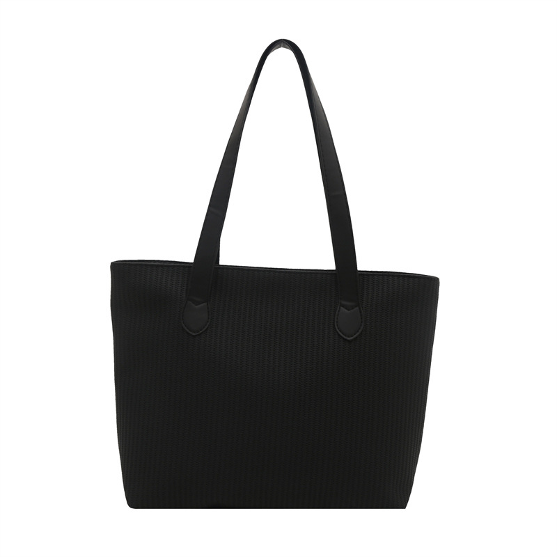 Cross-border bags, women's large capacity 2025 new style vacation beach bag, woven bucket bag, vegetable basket, commuter tote bag Item Picture