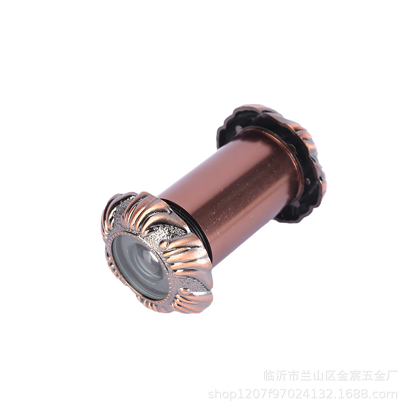 Wholesale cat-eye zinc alloy high-definition wide-angle metal security doors, wooden doors, anti-picking and anti-peeping pure copper fireproof doors, cat-eye Item Picture