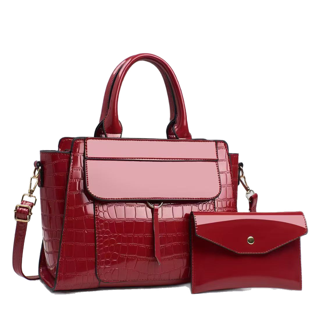 Black large bag for women, 2024 new trendy Korean style, fashionable and versatile crossbody bag, large capacity single-shoulder hand-carry wing bag Item Picture