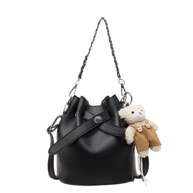 The 2025 new bestseller Korean-style bucket bag is a high-end single-shoulder bag with a sophisticated look and a versatile, casual and simple crossbody style Item Picture