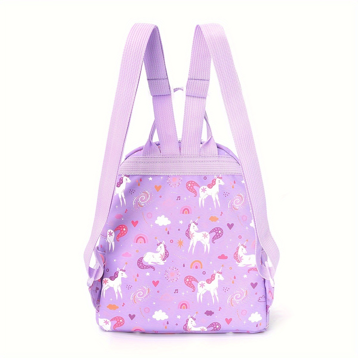 New fashionable and trendy printed backpack for junior high school students, a large-capacity backpack in an ins style for girls details Picture