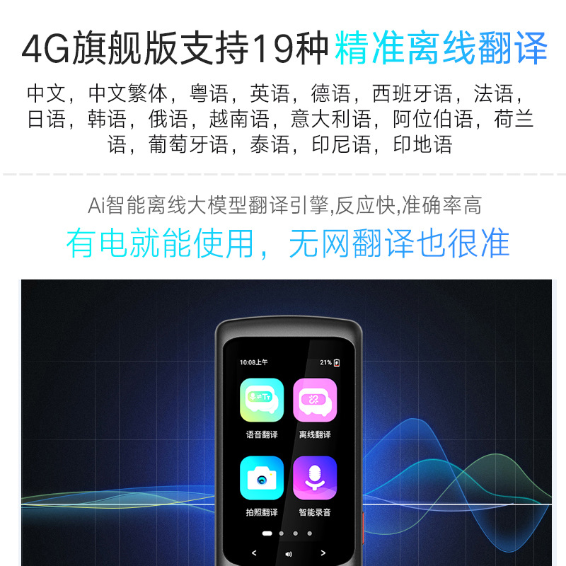 Offline translation device, 4G video call intelligent voice translation magic tool, portable for traveling abroad and taking many photos Application Scenario
